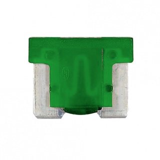 0-371-30 Pack of 10 Durite 30A Low Profile MINI Blade Fuse Green