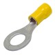 Durite Yellow 8.00mm Ring Automotive Crimp Terminal | Re: 0-001-12