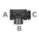 0-327-60 Nylon Unsealed T-Piece Connector 17NW 7.5NW 13NW