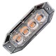 0-441-82 Durite 8 LED Amber Warning Light With 11 Flash Patterns