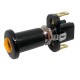 0-597-20 Amber Illuminated On-Off Single Pole Push-Pull Switch 10A