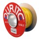 0-932-08 100m x 1.00mm² Yellow 16.5A Auto Single Core Cable