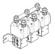 SU288-3 Albright 28Vdc Bank of 3 Single Pole Solenoid Contactors - Continuous