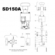 Albright SD150 Emergency Stop Switch Replacement Components