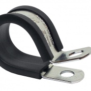 P-Clips Zinc-plated with Rubber Liner