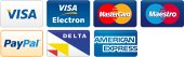 Payment Methods Accepted