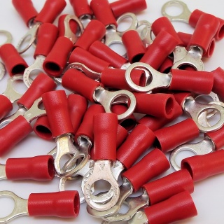 Durite Red 5.30mm Ring Automotive Crimp Terminal | Re: 0-001-02
