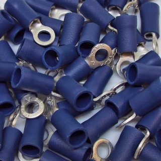 Durite Blue 3.70mm Ring Automotive Crimp Terminal | Re: 0-001-05