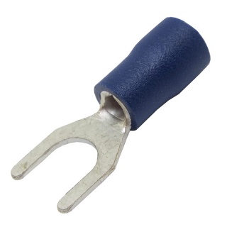 Durite Blue 5.30mm Fork Automotive Crimp Terminal | Re: 0-001-08