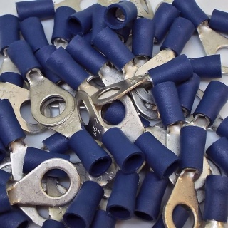 Durite Blue 6.40mm Ring Automotive Crimp Terminal | Re: 0-001-21