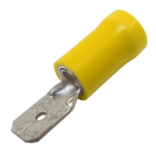 Durite Yellow 6.30mm Blade Automotive Crimp Terminal | Re: 0-001-28