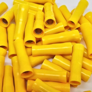 Durite Yellow 5.00mm Receptacle Crimp Terminals | Re: 0-001-38