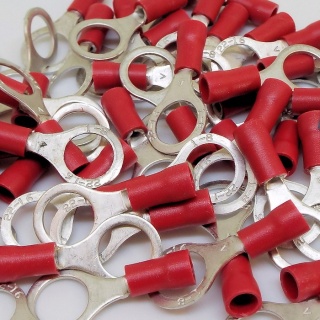 Durite Red 8.00mm Ring Automotive Crimp Terminal | Re: 0-001-48