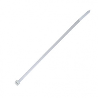 0-002-29 Pack of 100 Durite White Cable Ties 300mm x 4.8mm
