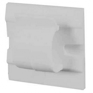 0-004-81 Pack of 25 White Adhesive Backed Nylon Cable Clips