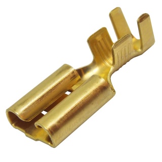 0-005-22 Pack of 50 9.50mm Push-On Female Terminal 4.00mm² to 6.00mm²