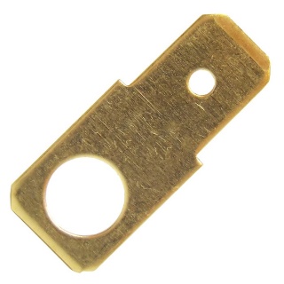 0-005-28 Pack of 50 6.30mm Blade Terminals with 5.00mm Ring