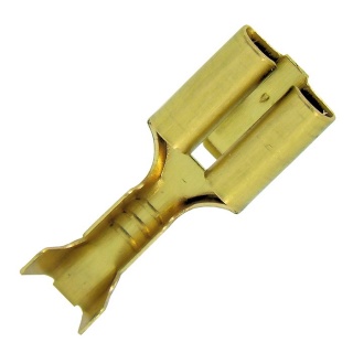 6.3mm Push-On Female Blade Terminals to 1.00mm² | Re: 0-011-23