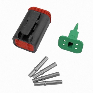 0-011-44 Durite 4-way Deutsch DT Female Multiple Connector Kit