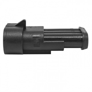 0-011-53 Superseal Connector 1.5mm Male Blade Pin Housing 3-way