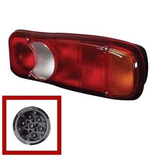 0-071-01 Universal Commercial Rear Lamp with Connector