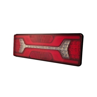 0-071-70 12V- 24Vdc 7-Function LED Rear Tractor Lamp With Rectangle Reflector