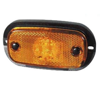 0-167-10 12V LED Amber Side Marker Light with Leads
