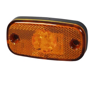 0-168-60 24V LED Amber Side Marker Light with Superseal Connection
