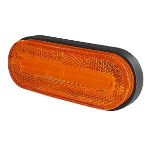 0-169-10 Durite 12V-24V ADR Amber Side LED Marker Lamp
