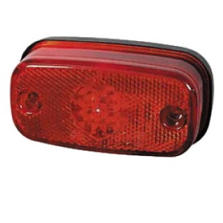 0-169-55 24V LED Red Rear Marker Light with Screw Cable Connection
