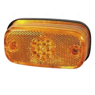 0-169-60 24V LED Amber Side Marker Lights with Screw Cable Connection