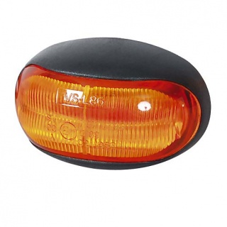 0-170-30 12V-24V LED Amber Side Marker Lamp with Leads