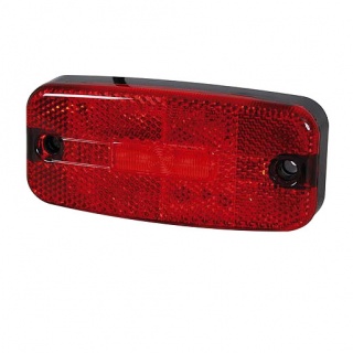 Classic Car Caravan Motorhome 70Mm Round Domed Red Rear Tail Marker