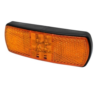 0-171-10 12V-24V LED Amber Side Marker Light with Superseal Connection