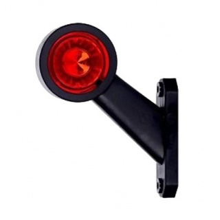 0-172-31 Durite 12V-24V Red-White LH Oblique LED Outline Marker Lamp