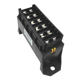 6-way Standard Blade Fuse Box with Cover | Re: 0-234-16