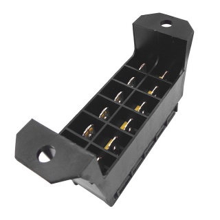 6-way Standard Blade Fuse Box with Cover | Re: 0-234-16