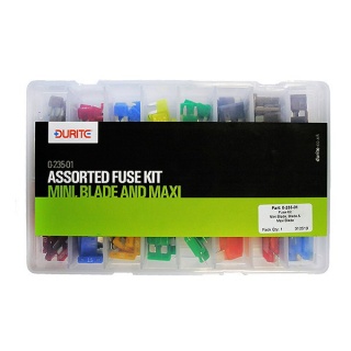 0-235-01 177 Durite Assorted MINI, Blade and MAXI Fuse Kit