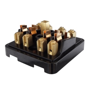 0-237-01 4-way Surface Mounted Fuse Box for 29mm Glass Fuses