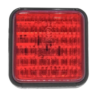 0-294-30 Durite 12V-24V Square LED Red Stop And Tail Lamp