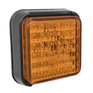 0-294-31 Durite 12V-24V Square LED Amber Indicator Lamp