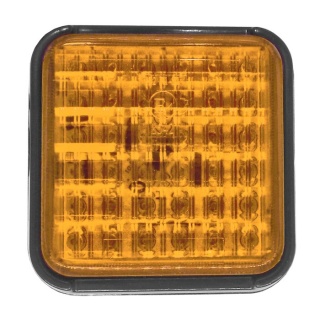 0-294-31 Durite 12V-24V Square LED Amber Indicator Lamp