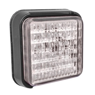 0-294-33 Durite 12V-24V Square LED Clear Reversing Lamp