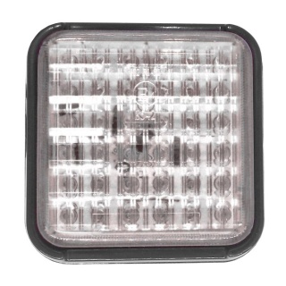 0-294-33 Durite 12V-24V Square LED Clear Reversing Lamp