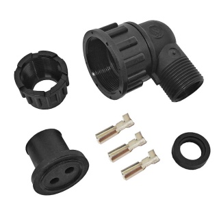 0-326-52 Schlemmer Type M27 DIN 2-way 90 Degree Connector