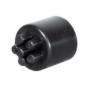0-326-91 Pack of 10 PVC Conduit End Caps 13NW with 6 Cable Outlets