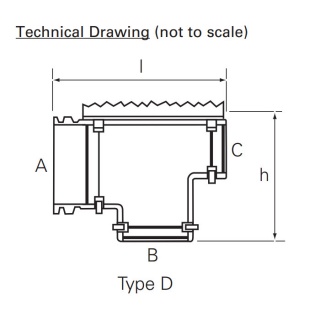 0-327-40 Nylon Unsealed T-Piece Connector 10NW 7.5NW