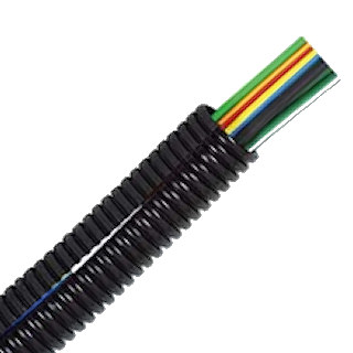 0-331-07 50m Roll Nylon Convoluted Split Tubing 7.5NW