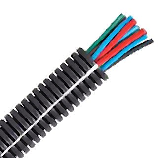 0-331-37 25m Roll Nylon Convoluted Split Tubing 37NW