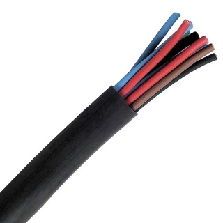 0-332-16 25 Metre Coil 16.0mm ID Black Electrical Harness Sleeving